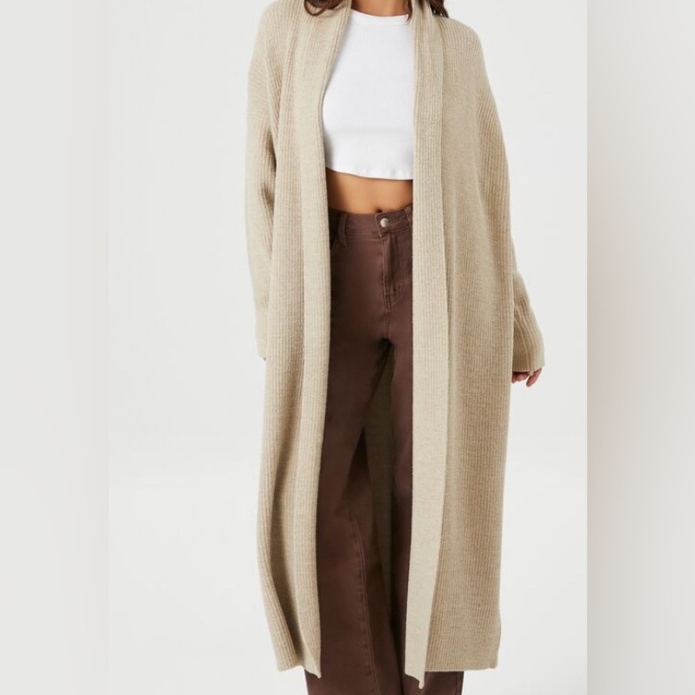 Longline Cardigan Sweater| Forever 21